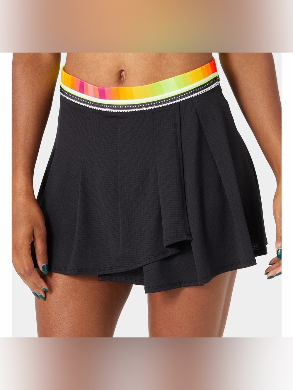 Nwot Lucky in Love “Paisley in Love” Sunset Glow Athletic Skort M 8-10